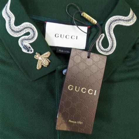 gucci snake jacket green|Gucci polo shirt snake.